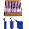 Batteria di litili li -ioni 18650 - 3,7 V, 1200 mAh con connettore a filo